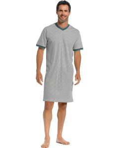 Lisca Pyjamas Heren Kleding voor voor Nacht Nachthemden Pyjamashort T-shirt Mars in het Grijs voor heren en slaapmode voor Badjassen en ochtendjassen 